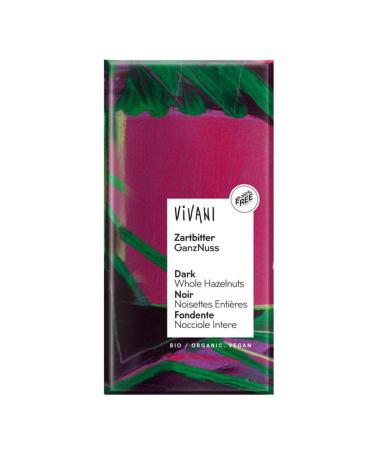 Vivani Viviani - Chocolate with whole walnuts - 100g - Pack of 10