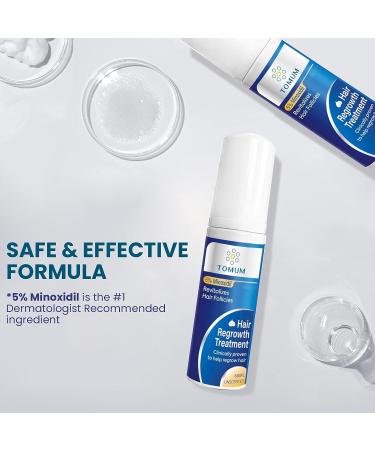 5% Minoxidil Foam Hair Growth Serum - Men & Women - 2 Month Supply - Promotes Regrowth & Thickens Hair - Buy Online on GoSupps.com