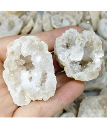 Natural Magic 2pcs 4-5cm Natural Agate geode Crystal Geode s and Crystals Gifts Quartz Crystal