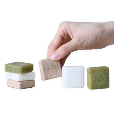 Light Travel Toiletry Kit - Eco-Friendly Plastic-Free Shampoo Conditioner & Body Bars | Perfect for International Shipping - Buy Online on GoSupps.com