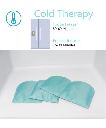Hot & Cold Hand Therapy Gloves - Ice Pack for Pain Relief | Microwavable & Freezable - Arthritis, Injuries, Carpal Tunnel - Small/Medium Teal - Buy Online on GoSupps.com