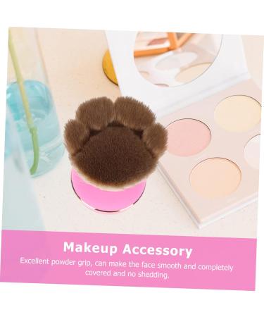 Ipetboom 1pc Cat Claw Loose Powder Brush Makeup Brush Blush Brush Liquid Blush Cream Blush Fluffy Loose Powder Foundation Brush Makeup Blush Cosmetic Supplies Blush Applicator Cat Paw Paint 6.5x4.5cm Pink - Buy Online on GoSupps.com