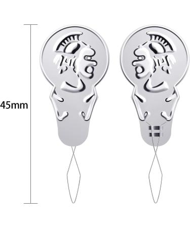200pc Aluminum Needle Threader Set for Hand and Machine Sewing - 45mm Sizes - Silver Tone Wire Loop - Ideal for Embroidery and DIY Crafts - Buy Online on GoSupps.com