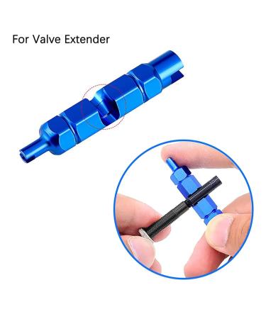 8 Pieces Bicycle Valve Adapter Set - Presta Valve Inserts & Caps for Easy Repair | SCLABER Universal Bike Adapter Tool - Buy Online on GoSupps.com