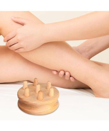 Colcolo Wooden Massage Body Brush - 7 Pearl Manual Gua Sha Tool for Back Legs & Body Contouring | International Shipping Available - Buy Online on GoSupps.com