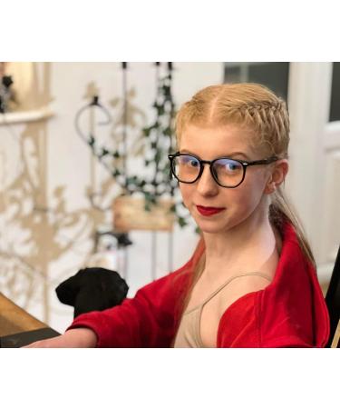 Ultra Blue Light-Blocking Glasses for Kids | Gaming Reading & Screen Protection | Anti-Blue Light Filter for Ages 9-16 | Stylish Black Design - Buy Online on GoSupps.com