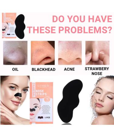 QYLPZ 15 Pcs Blackhead Removal Strips for Men Women - Nose & Pore Strips - Buy Online on GoSupps.com