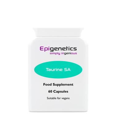 Taurine SA | 570mg L-Taurine Amino Acid + Natural Succinic Acid Antioxidant | 60 Vegan Friendly Capsules UK Made | 1 Capsule Daily (2 Month Supply) - Buy Online on GoSupps.com