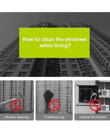 Efficient Magnetic Window Cleaner - Magnet Glass Cleaning Brush Sponge Wiper - Double-Sided Triangular Design for Home & Hotel (Green (Suitable for 5-12MM)) - Buy Online on GoSupps.com