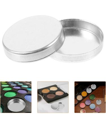 SAFIGLE Lot de 10 Palettes Rondes Aluminium 20 Mm pour Fards Paupi res Vides Godets de Maquillage R utilisables Palettes DIY pour Maquillage des Yeux Accessoires de Beaut Portables - Buy Online on GoSupps.com