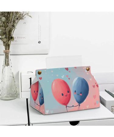 Tissue Box Cover Tissue Box Holder Balloons Holding Hands Print Tissue Holder Travel Tissue Packs Facial Paper Holder Decorative Holder - Buy Online on GoSupps.com
