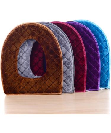 Soft Washable Toilet Seat Cover with Zipper - Grey | Eioflia - Buy Online on GoSupps.com