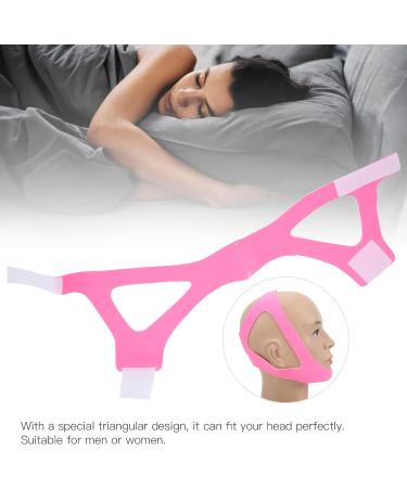Adjustable CPAP Chin Strap for Snoring Relief - Anti Snoring Solution for Men and Women - Pink Chin Straps for Better Nose Breathing - Buy Online on GoSupps.com