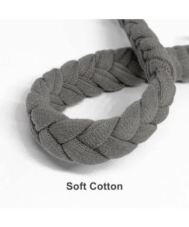 PandaEar 6 Pack Handmade Braided Cotton Pacifier Holder Clips - Unisex Baby Binky Straps for all Pacifiers and Teethers - Buy Online on GoSupps.com