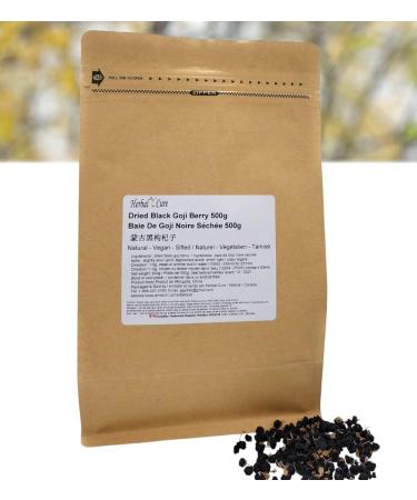 Herbal Cure - Lycium Ruthenicum Black Goji Berries Black Wolfberries 500g - Natural Vegan Edible Product of China - Buy Online on GoSupps.com