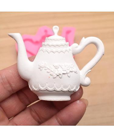 Chocolate Candy Sugar Craft Cartoon Cute Teapot Cake Decorating Tool Silicone Soap Kitchen Baking Gift Soap - Buy Online on GoSupps.com