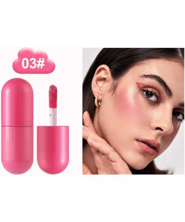  Duqulle Liquid blush liquid reddening for cheeks - Cream Blush - Women's light makeup red highlighter stick for a natural facial look - Buy Online on GoSupps.com