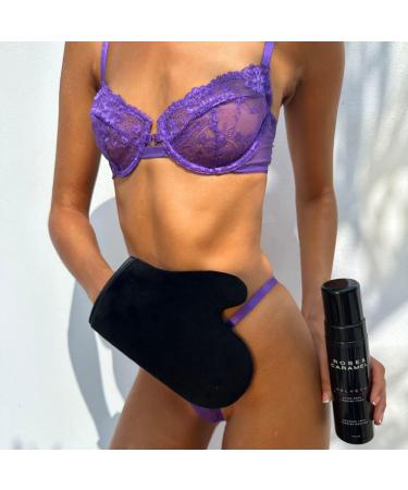 Rose & Caramel Velvety Dark Olive Self Tanning Mousse 200ml | Darkest Self Tanning Foam - Zero Orange Tones | Buy Internationally - Buy Online on GoSupps.com