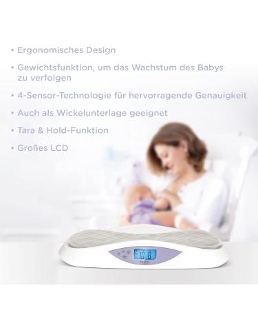 Shop Hubble Connected Grow Intelligent Digital Baby Scales - Large LCD 4-Sensor Tech Soft Changing Pad for Newborns & Infants - Buy Online on GoSupps.com