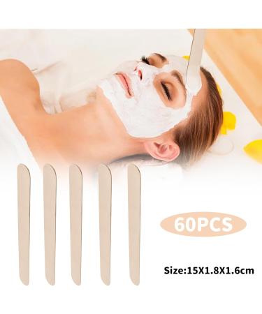 60PCS Wooden Wax Sticks - Disposable Spatulas for Body & Facial Hair Removal - Buy Online on GoSupps.com