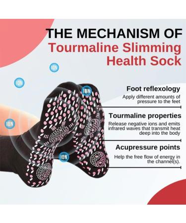 UIRPK 2023 New 4 Pairs Afiz Tourmaline Slimming Health Socks - One Size Fits All - Buy Online on GoSupps.com