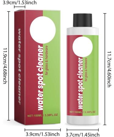 YIBAISI Stain Removal Bathroom Stain Remover Water Spots Cleaner 100ml Quick Safe and Not Irritating Stain Dissolve - Buy Online on GoSupps.com