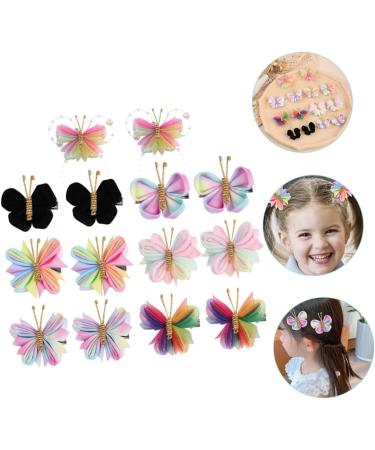 Beaupretty 21 Pairs Mesh Butterfly Hair Accessories Hair Pin Hair Barrettes Hair Clip Hair Accessories Double Ball Hair Ties Hair Accessory Hair Decoration Butterfly Barrettes - Buy Online on GoSupps.com