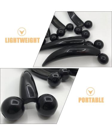 Baluue Ox Horn Massage Roller | Hand Massager | Manual Body Massager for Relaxation & Pain Relief - International Shipping Available - Buy Online on GoSupps.com