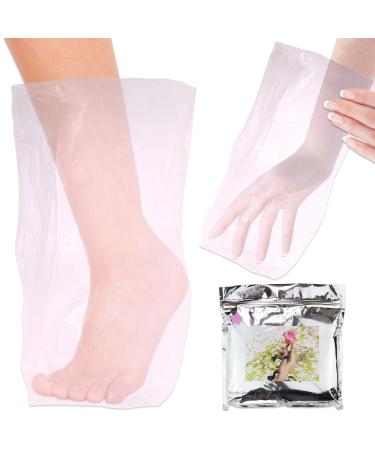 100 Counts - Paraffin Wax Thermal Mitt Liners for Hand or Foot Professional or Personal Use (PINK Color)