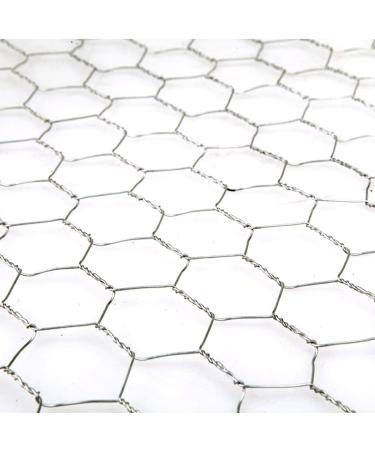 DoubleWood Chicken Wire Net for Craft Projects 3 Sheets Galvanized Hexagonal Wire Mesh Fence 13.7 Inches x 40 Inches Mesh10 Feet (13.7 x 40 Inches - 3 Sheets) - Buy Online on GoSupps.com