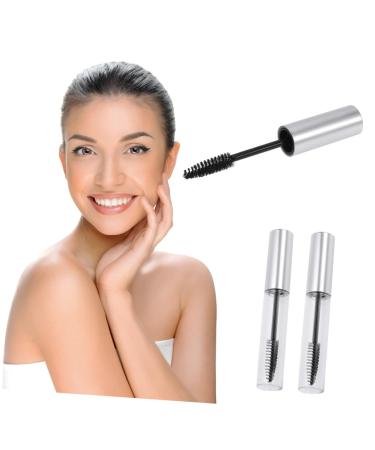 Healvian 4pcs Eyelash Brush Tube Mascara Wands and Tubes Mascara Tube with Wand Empty Mascara Container