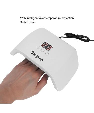 Buy UV LED Nail Lamp 120W - Dual Layer Nail Polish Gel Dryer with 3 Timers | Perfect for Home & Travel Nail Art - Buy Online on GoSupps.com