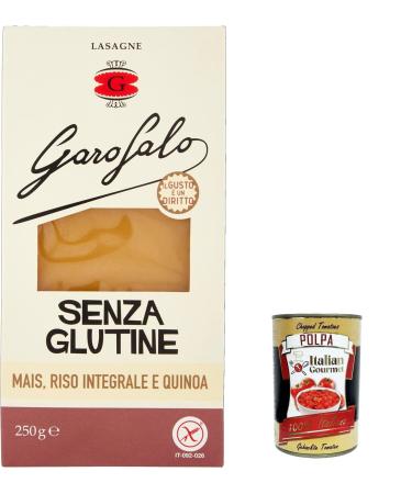 Italian Gourmet E.R. Gluten-Free Pasta Lasagna 250 g gluten-free gluten-free lasagna with corn whole grain rice and quinoa 400 g