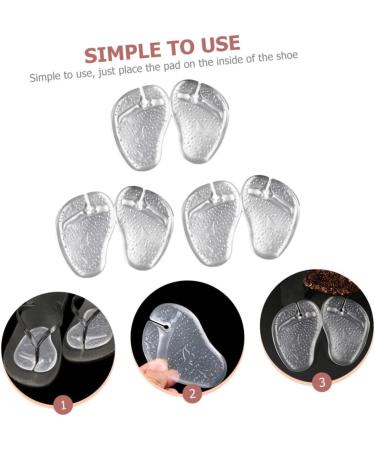 FRCOLOR 15 Pairs Forefoot Slipper Pads - Clear Heel & Toe Protectors Anti-Slip Gel Insoles for High Heel Sandals & Shoes - Skin-Friendly Foot Grip Pads for Ultimate Comfort - Buy Online on GoSupps.com