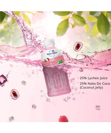 Mogu Mogu Multi Flavor Juice Drink with Nata de Coco Jelly 320ml Pack of 6 Refreshing tropical Thai made sip and chew drink Mix 30000 ml Pack of 6 - Buy Online on GoSupps.com