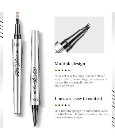 Gray Eyebrow Microblading Pen - Waterproof 4 Point Brow Makeup for Natural, Long-Lasting Results - Buy Online on GoSupps.com