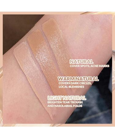 2 Colors Full Cover Concealer Makeup Kit with Brush | 3-in-1 Corrector Set for Dark Spots, Blemishes, Under Eye Circles | Waterproof & Long Lasting | 2pcs*15g/0.53oz - Buy Online on GoSupps.com