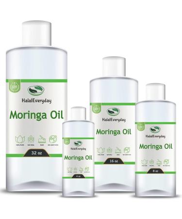 HalalEveryDay Moringa Oil - 100% Pure Natural Unrefined Virgin Organic | Cosmetic & Food Grade | For Skin Body Hair & Face (32 oz.) - Buy Online on GoSupps.com