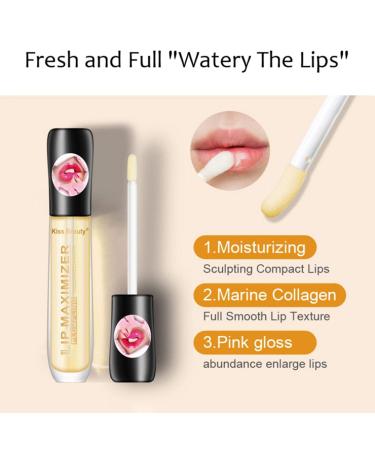 Shiny & Nourishing Lip Gloss - High Shine Moisturizing Lip Plumper for Full-Looking Lips | Natural Makeup & Transparent Lip Oil - Buy Online on GoSupps.com