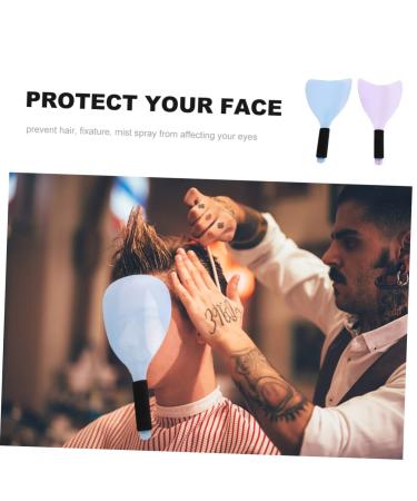 MERRYHAPY 2Pcs Handheld Face Baffles for Hair Cutting Hair Spray Protector Salon Supplies for Home and Barber Shop Essential Hairdressing Tools - Buy Online on GoSupps.com