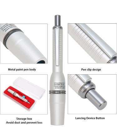 Aluminum Alloy Blood Lancing Device for Sugar Monitoring - Household Sampling Pen for Cupping - Silver - Buy Online on GoSupps.com