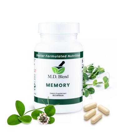 Brain Support for Memory and Focus - Brain Supplement for Memory & Neural Function - Premium L-Tyrosine, Phosphatidylserine, Bacopa Monnieri Focus Supplement, 30 Capsules (Pack of 1) 60 Count (Pack of 1)