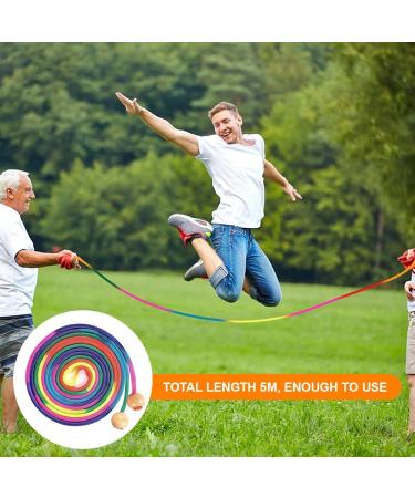 Yangun 5m Rainbow Jump Rope for Kids Perfect for Multiplayer Fun & Group Sports - Buy Online on GoSupps.com
