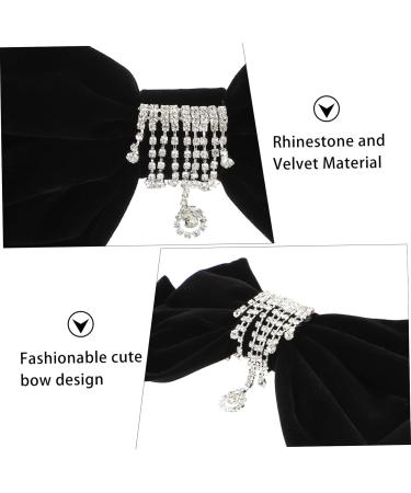 Beaupretty Hair Pin hairpin rhinestone hair wedding hair hair barrettes Big Bow Hair Barrettes hair bowknot bow women hair bow Autumn And Winter claw Hair Clip - Buy Online on GoSupps.com