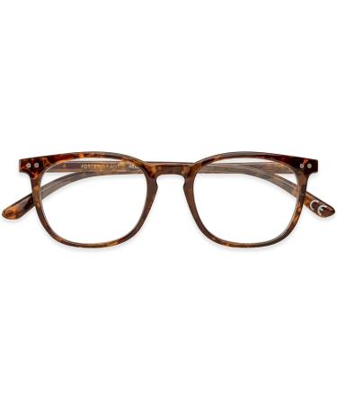 Foster Grant Caiden Blue Light Bifocal Reading Glasses for Men - Milky Brown Tortoise 48mm - International Shipping Available - Buy Online on GoSupps.com