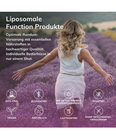 Hair Support Supplement | 25 Daily Doses | 200 mg L-Lysine | Vegan & Gluten-Free | High Dose Biotin | Liposomal Formula | Made in Germany - Buy Online on GoSupps.com
