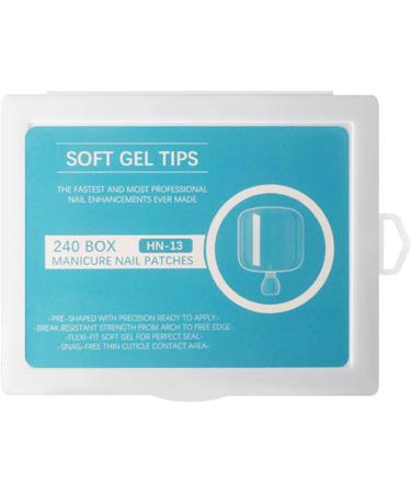 240Pieces False Toe Nails Full Cover Clear Press On Fake Toenail Foot Nail Art Tips Manicure Tools Artificial False Nail False Nails Toe Nails Flat Shape Wearable Nails - Buy Online on GoSupps.com