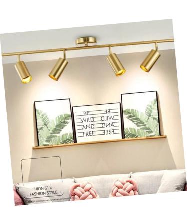 Ciieeo Spotlight Uplight Ceiling Lighting Spot Lights Adjustable Ceiling Light Track Light Clothing Golden 16*6cm - Buy Online on GoSupps.com