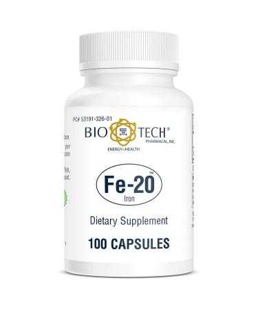 BioTech Pharmacal - Fe-20 - 100 Count
