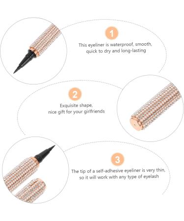 POPETPOP 1pc Eyeliner Fake Lashes Fake Eyelashes False Eyelashes Pen Makeup Supply Diamond Auxiliary Miss 1 count (Pack of 1) As Shown - Buy Online on GoSupps.com